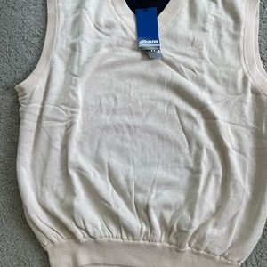 Mizuno Performance Wear beige golf vest